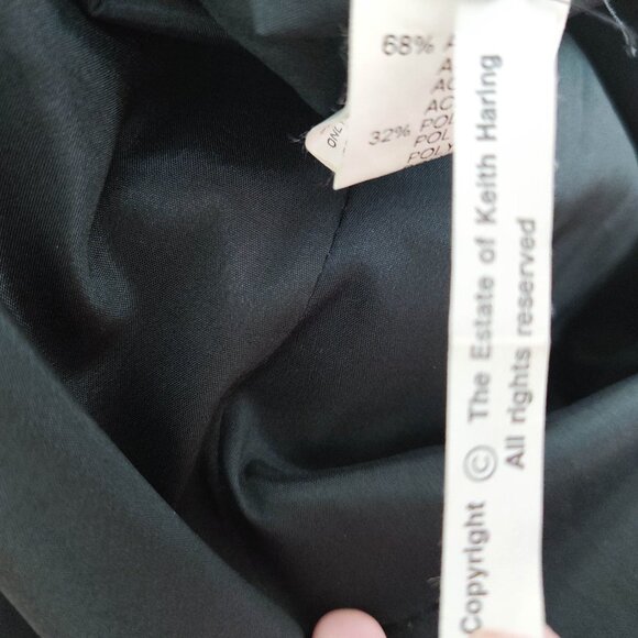 Jean Charles de Castelbajac Keith Haring Mock Neck Wool Midi Dress 38 6 - Picture 13 of 15